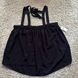 Old Navy Black tank with bow in back size medium